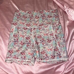 Flower Bike Shorts